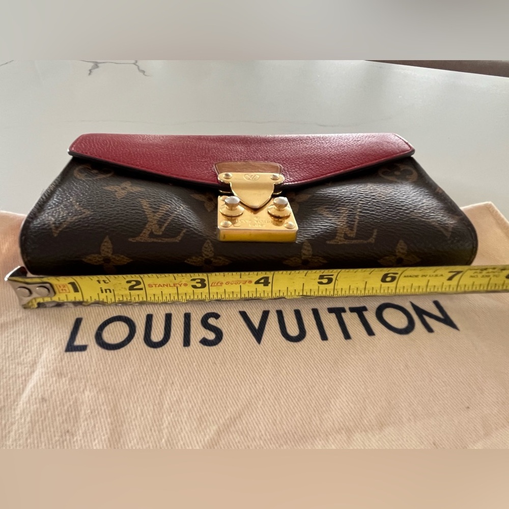 Louis Vuitton Monogram Cherry Pallas Long Flap Wallet & Unbranded WOC Chain - Picture 12 of 16